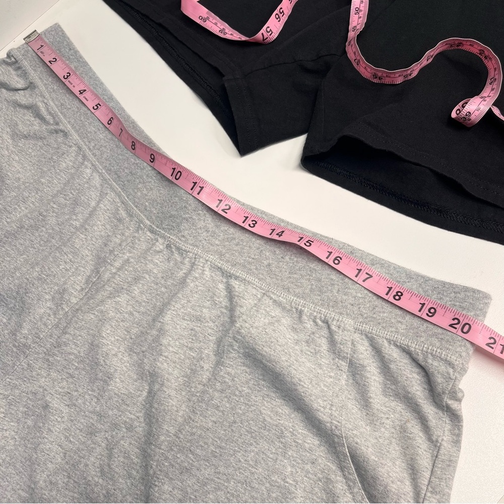 Imperfect 100% cotton lounge shorts size 3X pockets stretchy waist 2 pair casual - Picture 4 of 16